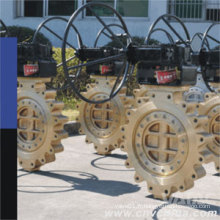 Gear Operation Wafer / Lug / Flanged High Performance Butterfly Valve